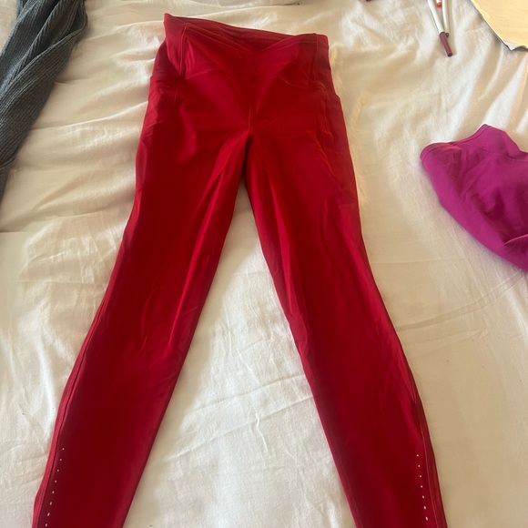 Lululemon red leggings - Picture 2 of 3